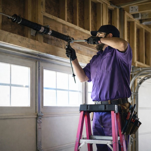 Trusted garage door repair mechanic replacing broken springs for a home in Darwin NT.