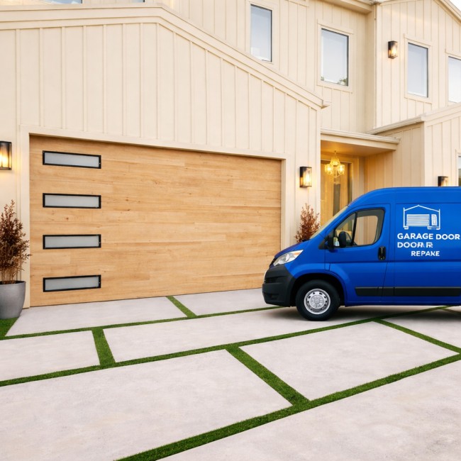 Qualified garage door technician providing expert installation and repair service at a home in Darwin NT.